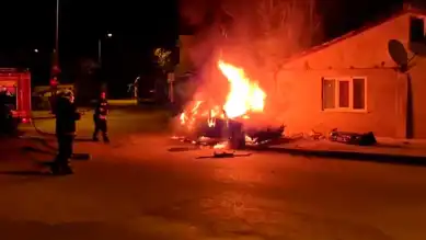 Edirne'de Korkunç Kaza: 4 Kişi Yanarak Öldü!