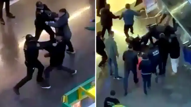 AVM'de Sandalye Saldırısı: Güvenlik Görevlisi Yaralandı